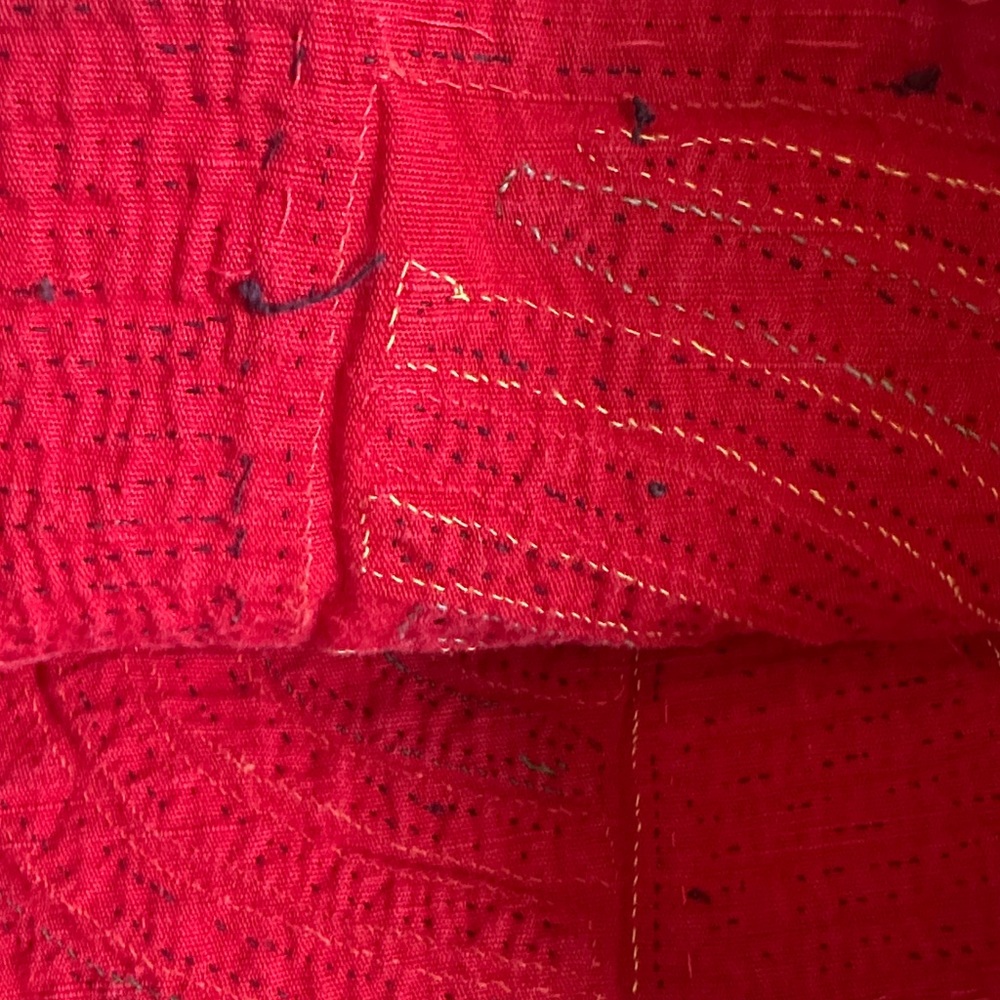 Vintage Handmade Panama Kuna Mola Blouse | Indigenous Textile Art | - Picture 7 of 10